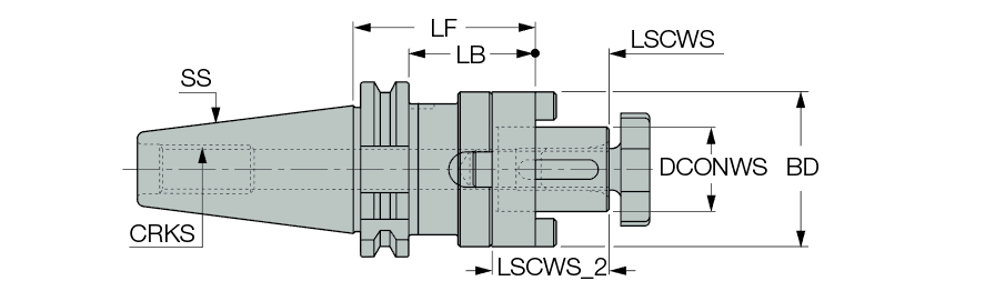 DIN69871 40 SEMC 27X100