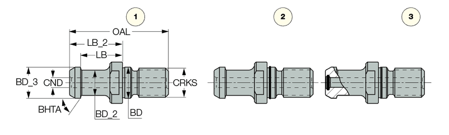 PS BT40 15 M16 JIS 4OB