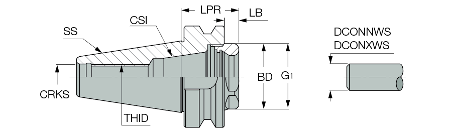 BT30 ER20 SHORT