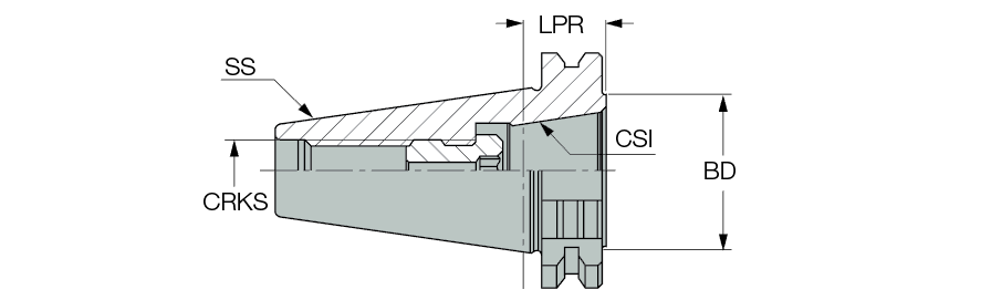 DIN69871 40 ER32 CLICK-IN