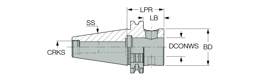 DIN69871 50 CF4-S