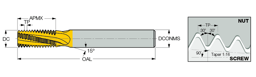 MTEC 1616D27 11.5NPT