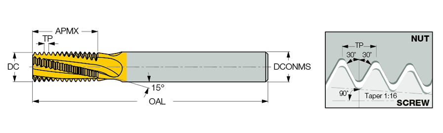 MTEC 1212D20 14NPTF