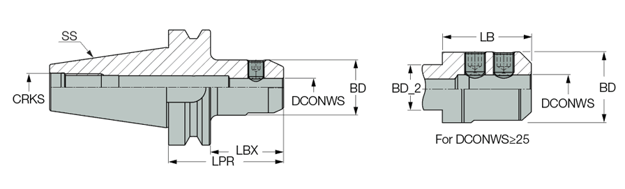 BT40 FC EM20X75