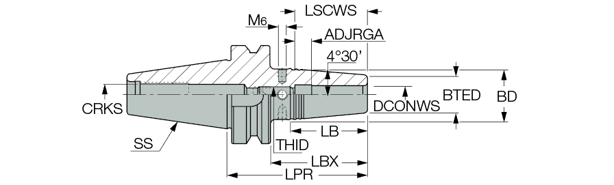 BT40 SRKIN 8X 90