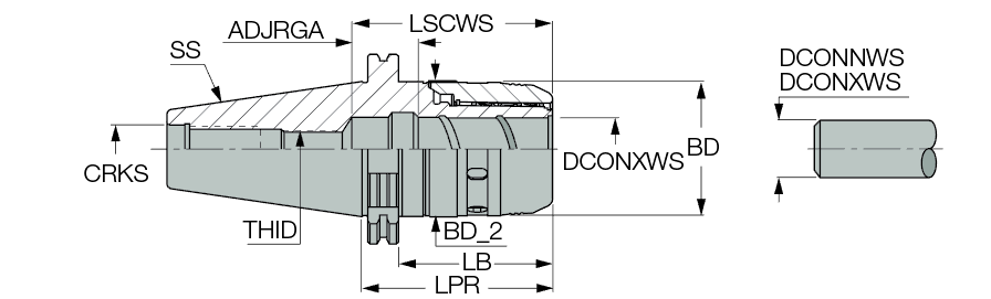 DIN69871 50 MAXIN 32X135