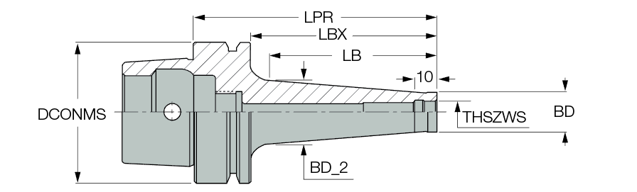 HSK E40 ODP12X103