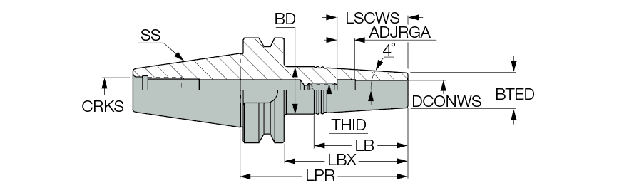 BT30 SRK10X50