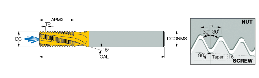 MTECB 08076C10 27NPTF