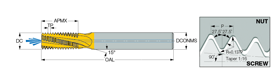 MTECB 1616E26 14BSPT