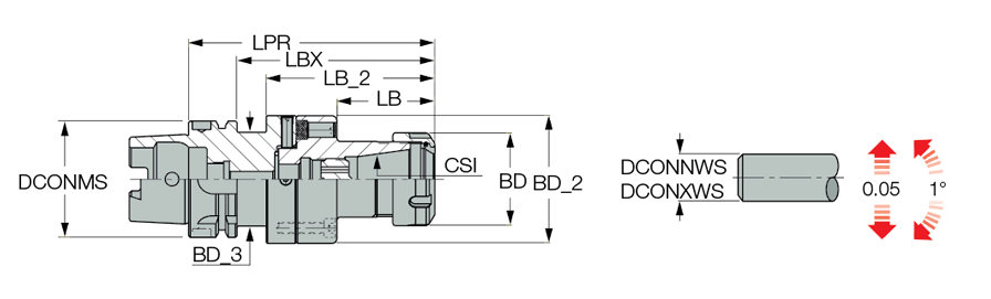 ADJ HSK A63 D70 ER32
