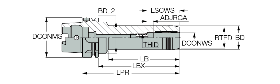 HSK A100 HYDRO 12X200