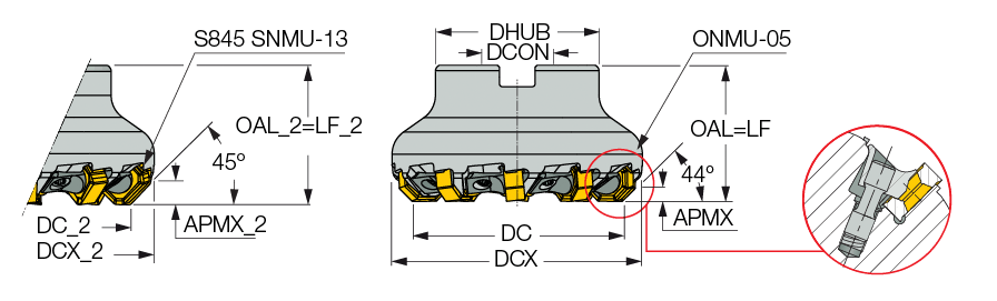 SOF45CL 8/16 D125-20-40R