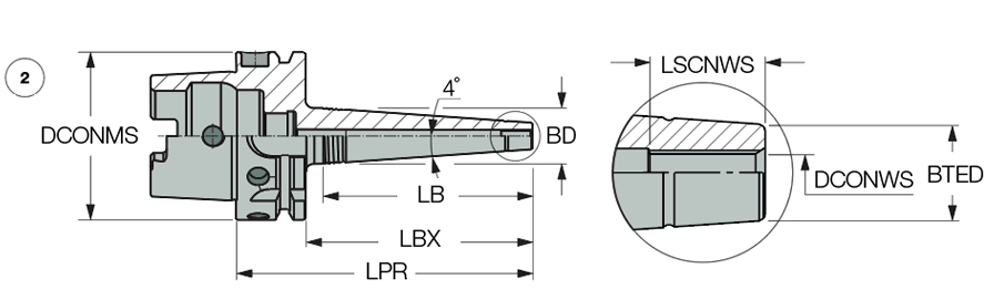 HSK A63 SRK 3X85 CX