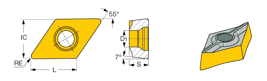 DCMT 13T504-F3P-SL