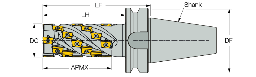 FIN LNK D050-100-4-BT50
