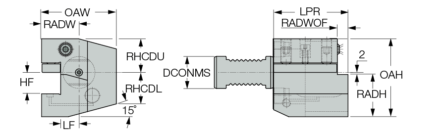VDI25 C2C3A-252055-JHPMC