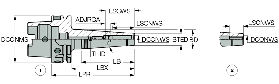 HSK A63 SRK 12X85 CX
